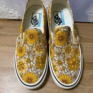 Vans Trippy Floral Slip Ons
